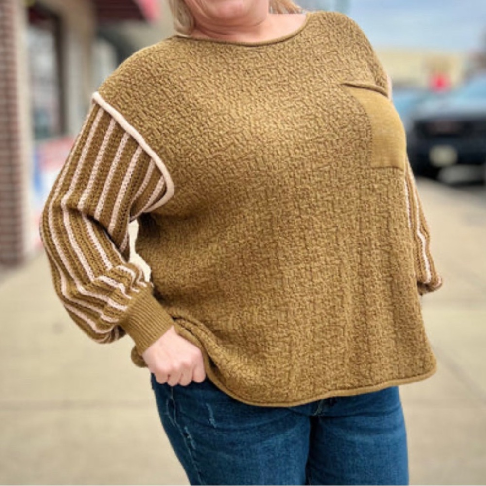 Oversized Striped Sweater